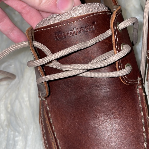 Dunham men’s brown shoes sz 8.5  genuine leather FALL vacation boat shoes - Picture 13 of 17